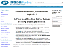 Tablet Screenshot of inventionpartner.com